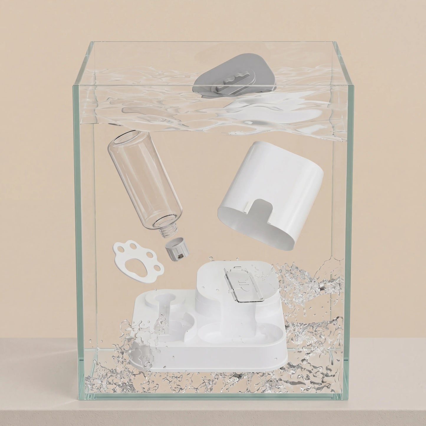 2-In-1 Gravity Pet Feeder and Water Dispenser - Convenient and Hassle-Free Design