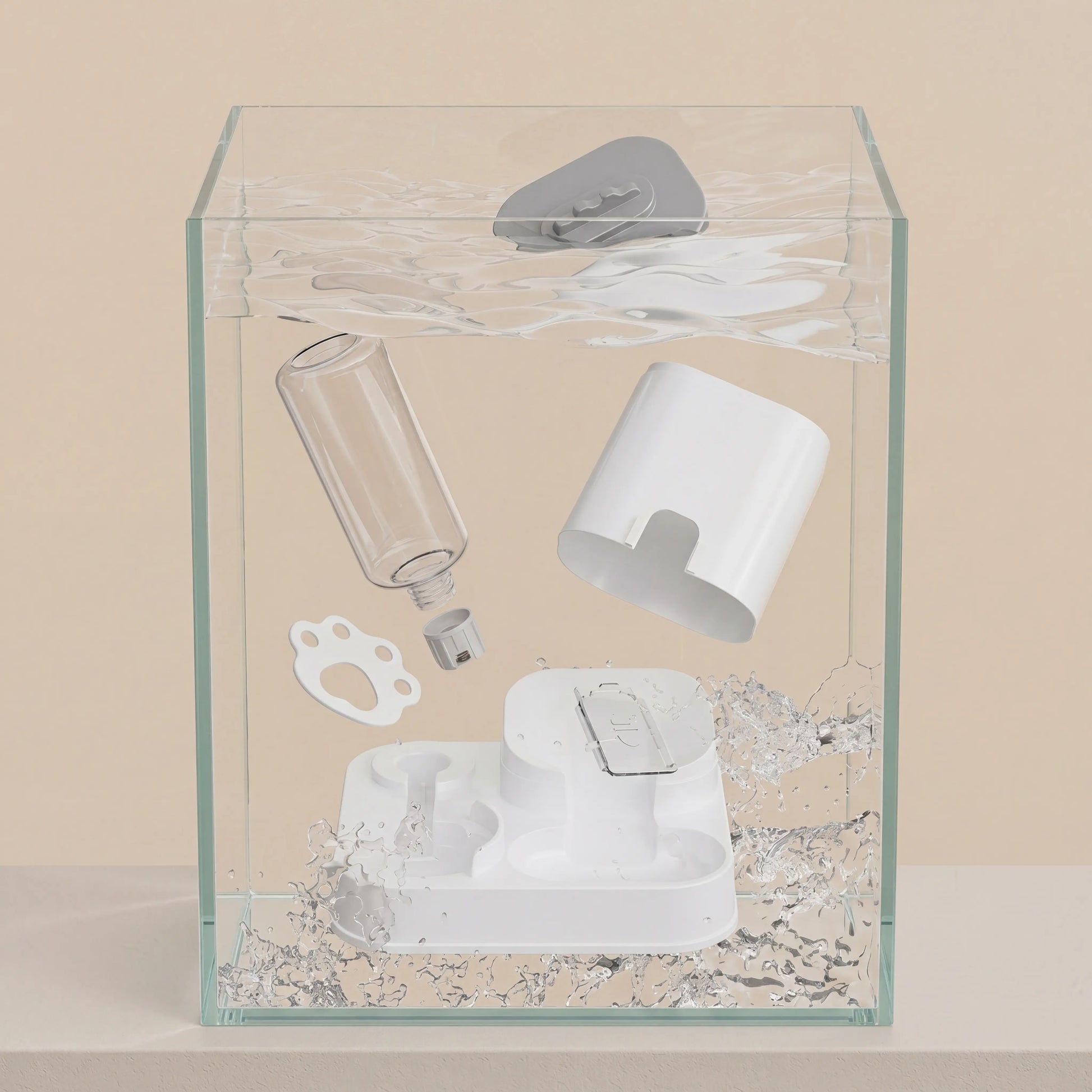 2-In-1 Gravity Pet Feeder and Water Dispenser - Convenient and Hassle-Free Design