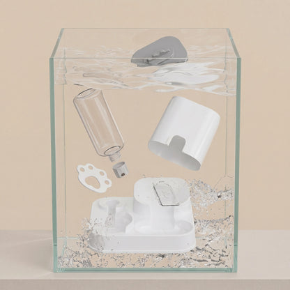 2-In-1 Gravity Pet Feeder and Water Dispenser - Convenient and Hassle-Free Design